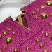 Louis Vuitton Capucines BB Sun sculpture Top Handle Bag M48865 Purple 2018