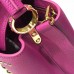 Louis Vuitton Capucines PM Sun sculpture Top Handle Bag M48864 Purple 2018