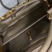 Louis Vuitton Capucines PM Sun sculpture Top Handle Bag M48864 Grey 2018