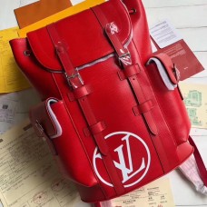 Louis Vuitton Christopher PM Epi Leather Backpack N41379 Red 2018