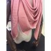 Gucci Pink Silk Wool GG Jacquard Shawl