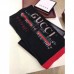 Gucci Black Coco Capitan Logo Silk Scarf