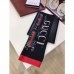 Gucci Black Coco Capitan Logo Silk Scarf