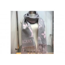 Louis Vuitton M71126 LV Reykjavik Scarf 100% Cashmere Pink Color