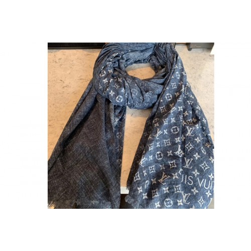 Louis Vuitton Lv Monogram Denim Stole Mp2433