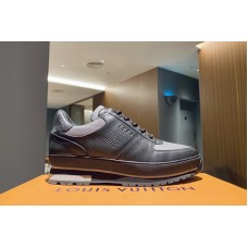 Louis Vuitton 1A5XLC LV Harlem richelieu sneaker in Monogram canvas, Epi leather and calf leather