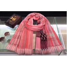 Louis Vuitton 100x200cm Cashmere Scarf And Shawl Pink