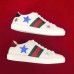 Gucci Ace Embroidered With Inlaid Multicolor Stars Sneaker 454562 2017