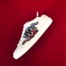 Gucci Ace Embroidered Crystal Kingsnake Applique Sneaker 460203 2017