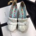 Gucci Heel 4.5cm Fringe Marmont Patent Leather Pumps 474510 White