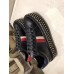 Gucci Crystals Platform Web Ace Sneakers 505995 Black 2017