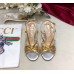 Gucci Heel 8.5cm Cut-out Bow Leather Sandals Silver/Gold 2019