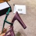 Gucci Heel 10.5cm Platform 2.5cm Cut-out Bow Leather Sandals 549646 Pink/Green 2019