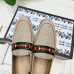 Gucci Web with Horsebit Canvas Loafer Beige/Brown 2019