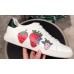 Gucci Ace Leather Strawberry Sneakers 2019