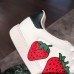 Gucci Ace Leather Strawberry Sneakers 2019