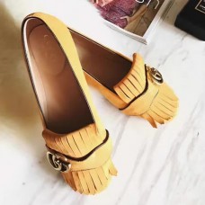 GUCCI  TASSELS  FLAT SHOES