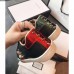 Gucci Ace Leather Low-Top Lovers Sneakers Web Pearl Studs Black 2018