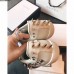 Gucci Ace Leather Low-Top Lovers Sneakers Web Studs And Metal Feline White 2018