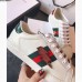 Gucci Ace Leather Low-Top Lovers Sneakers ,Web Embroidered Crystal Lightning Bolt Creamy 2018