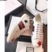 Gucci Ace Leather Low-Top Lovers Sneakers Web Star Creamy 2018