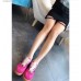 Gucci Leather and Suede Web Sneaker 525289 Pink 2018