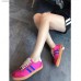 Gucci Leather and Suede Web Sneaker 525289 Pink 2018