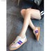 Gucci Leather and Suede Web Sneaker 525289 Pink/Grey 2018