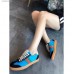 Gucci Leather and Suede Web Sneaker 525289 Blue/Black 2018