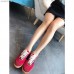 Gucci Leather and Suede Web Sneaker 525289 Red 2018