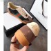 Gucci Leather and Suede Web Sneaker 525289 Brown/Black 2018