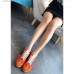Gucci Leather and Suede Web Sneaker 525289 Orange 2018