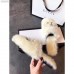 Gucci Flat Slippers with GG Buckle White 2018