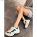 Gucci Vetements Calfskin Patchwork Sneakers White/Blue 2018