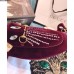 Gucci Princetown Velvet Slipper With Crystals 505314 Fuchsia 2018