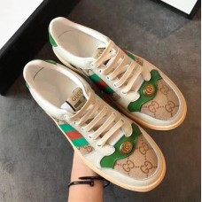 Gucci Vintage GG Sneaker with Label Green/Beige/White 2018