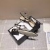 Gucci Crystal GG Glass Pearl On Heel Thong Sandals Black 2017