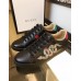 Gucci Ace embroidered low-top sneaker black leather(GD5027-721302)