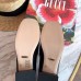 Gucci Heel 4.5cm Leather Platform Loafers with Horsebit 565365 Beige/Black/Brown 2019