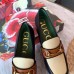 Gucci Heel 4.5cm Leather Platform Loafers with Horsebit 565365 Beige/Black/Brown 2019