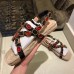 Gucci Grosgrain Espadrilles Sandals with Crystals 573024 Red 2019