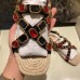 Gucci Grosgrain Espadrilles Sandals with Crystals 573024 Red 2019
