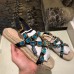 Gucci Grosgrain Espadrilles Sandals with Crystals 573024 Blue 2019