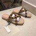 Gucci Grosgrain Espadrilles Slide Sandals with Crystals Gold 2019