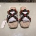 Gucci Grosgrain Espadrilles Slide Sandals with Crystals Red 2019