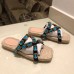 Gucci Grosgrain Espadrilles Slide Sandals with Crystals Blue 2019