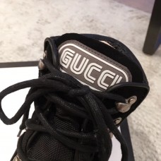 Gucci Flashtrek High-Top Lovers Sneakers Black 2018