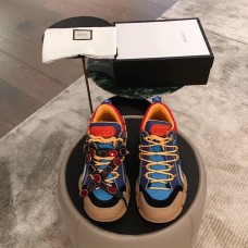 Gucci Flashtrek Sneakers Blue with Removable Crystals 2019