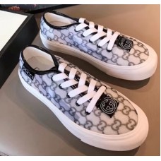 Gucci Interlocking G Sneakers GG White/Black 2019