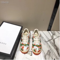 Gucci Web Screener Strawberry Sneakers 570442 2019